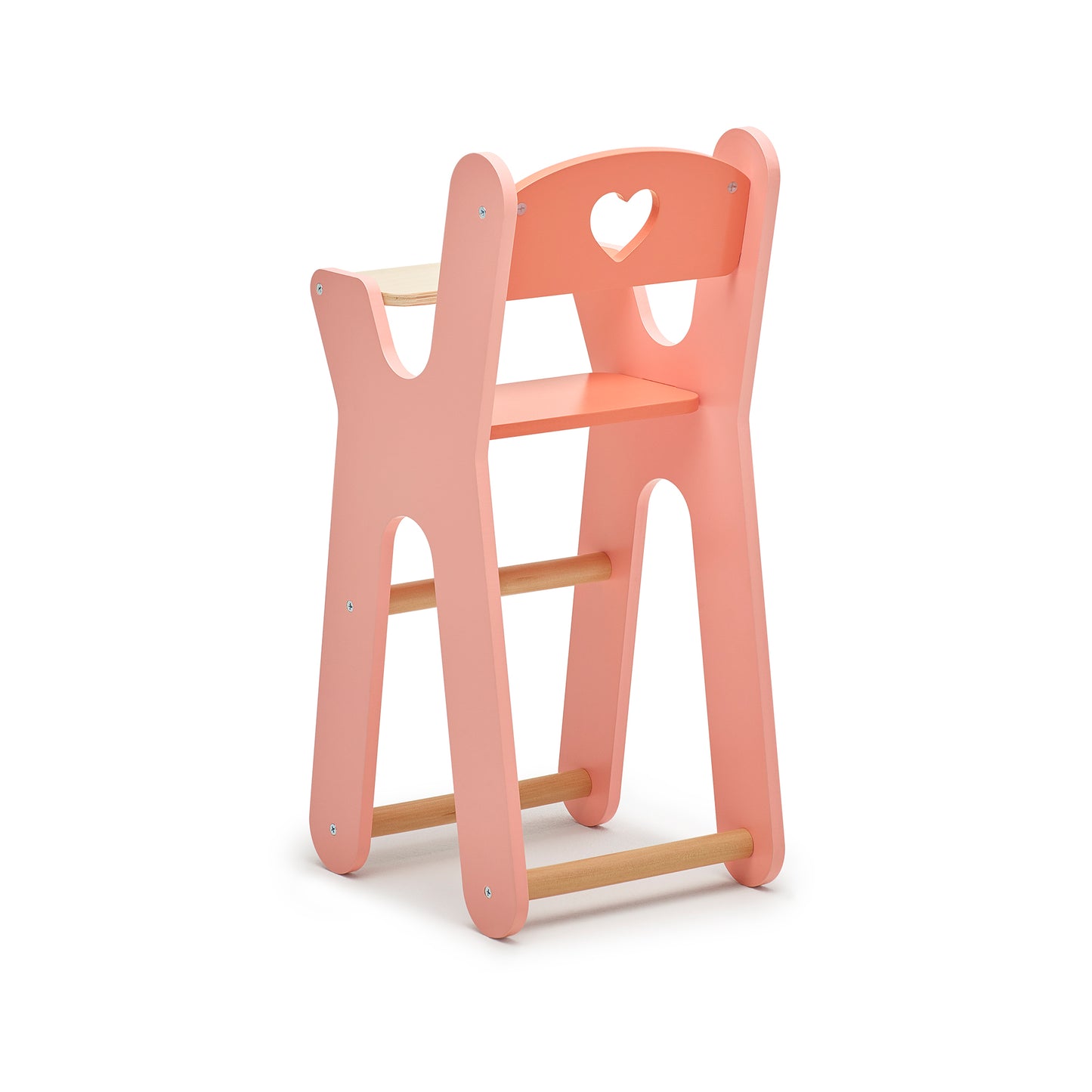 Moover Highchair Heart Light Coral