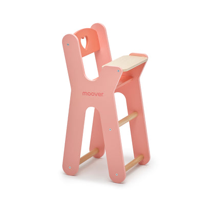Moover Highchair Heart Light Coral