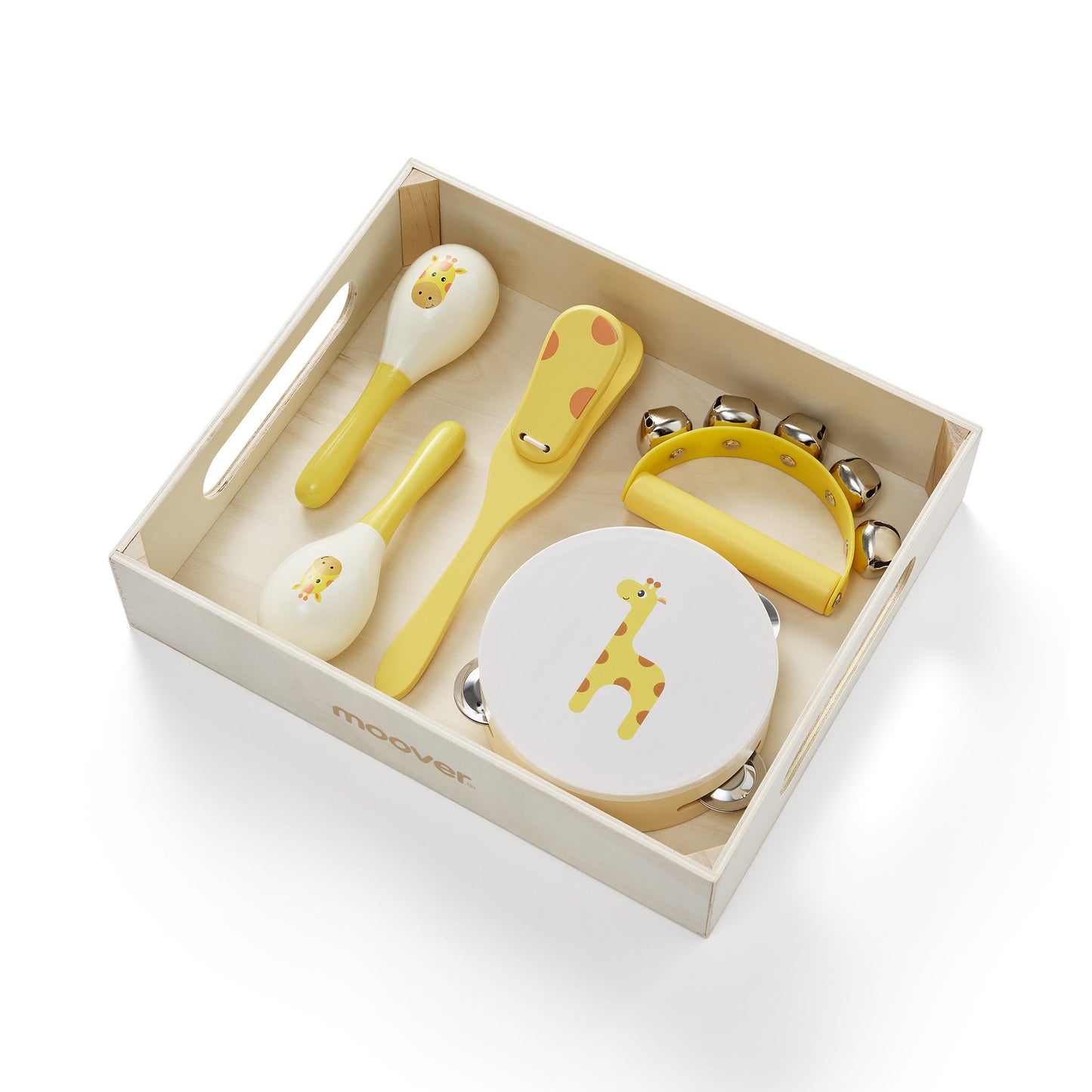 Moover Music Set in Wooden Tray Safari