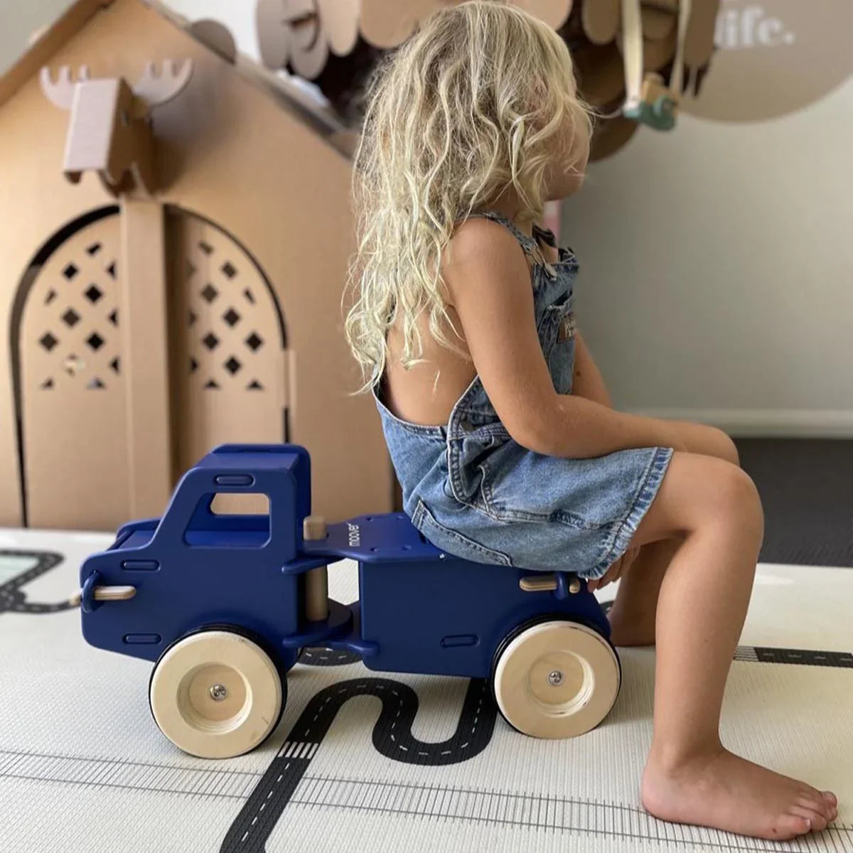 Moover Dump Truck Navy Blue